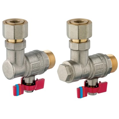Ferro Sada kulových kohoutů ZK1F20 pro připojení kotle, 2dílná