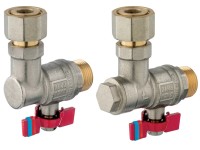 Ferro Sada kulových kohoutů ZK1F20 pro připojení kotle, 2dílná