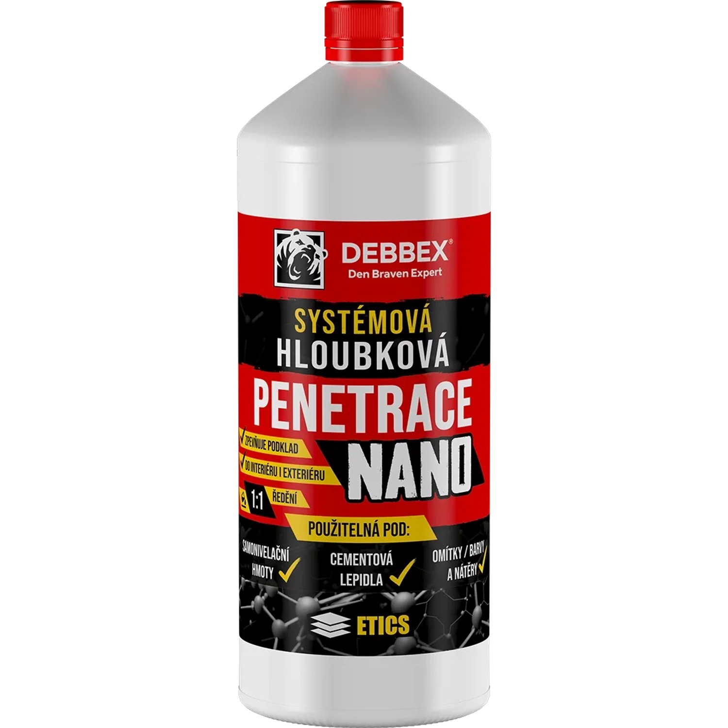 Den Braven Hloubková penetrace Typ: kanystr, Barva: Transparentní, Balení (ml): 1 l