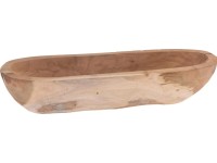 Koopman Mísa teak oválná, 40 x 11 x 7 cm