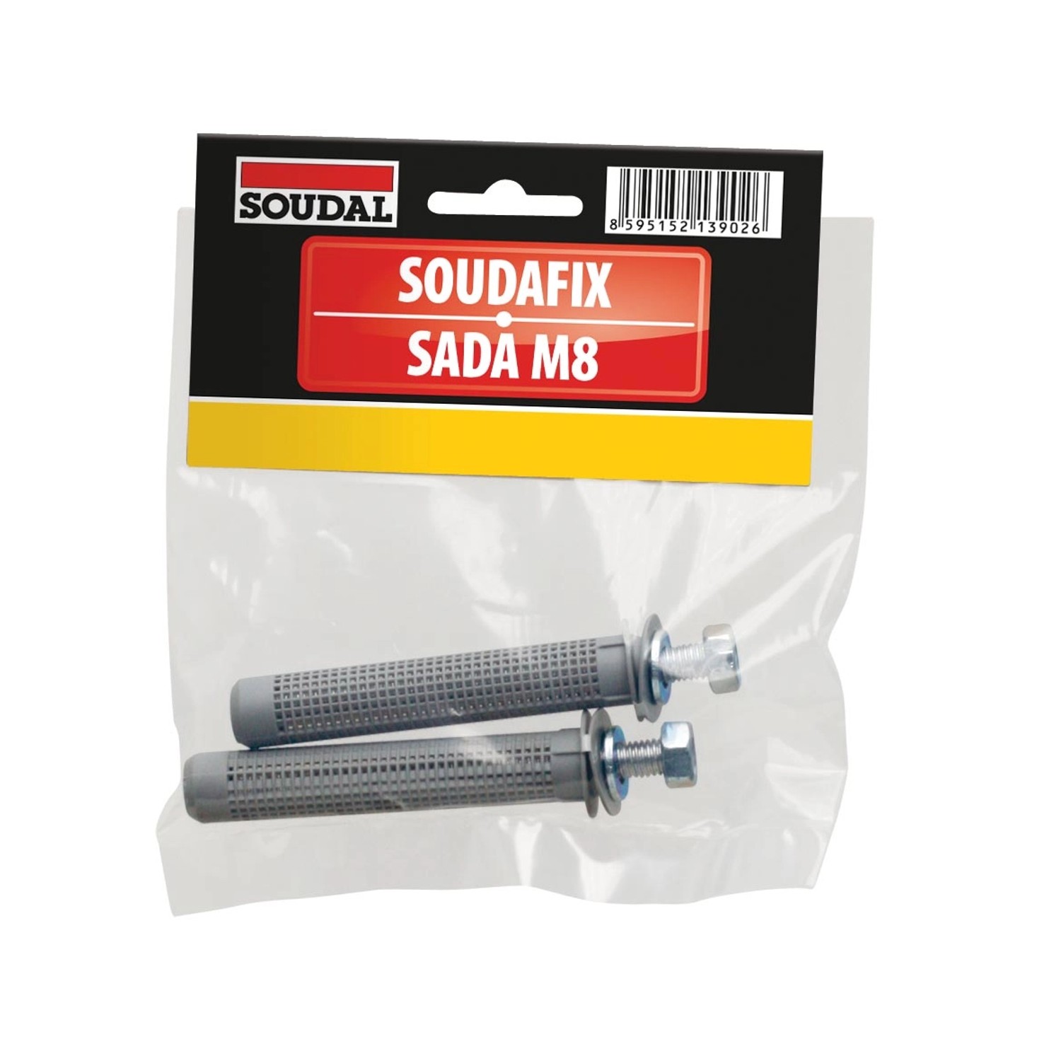Soudal Sada sítka a svorníku SOUDAFIX M8 2 ks