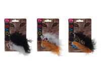 Magic Cat Goods Filcové rybky s pírky, se šantou kočičí, 2 ks, různé druhy,11 cm Magic Cat Goods Filcové rybky s pírky, se šantou kočičí, 2 ks, různé druhy,11 cm