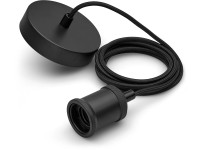 Philips Závěsný kabel Vintage s objímkou E27 černý a baldachýn