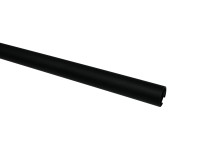 Schöner W. Záclonová souprava Leon černá matná 1 tyč pr.20 mm drážka 6mm 160 cm