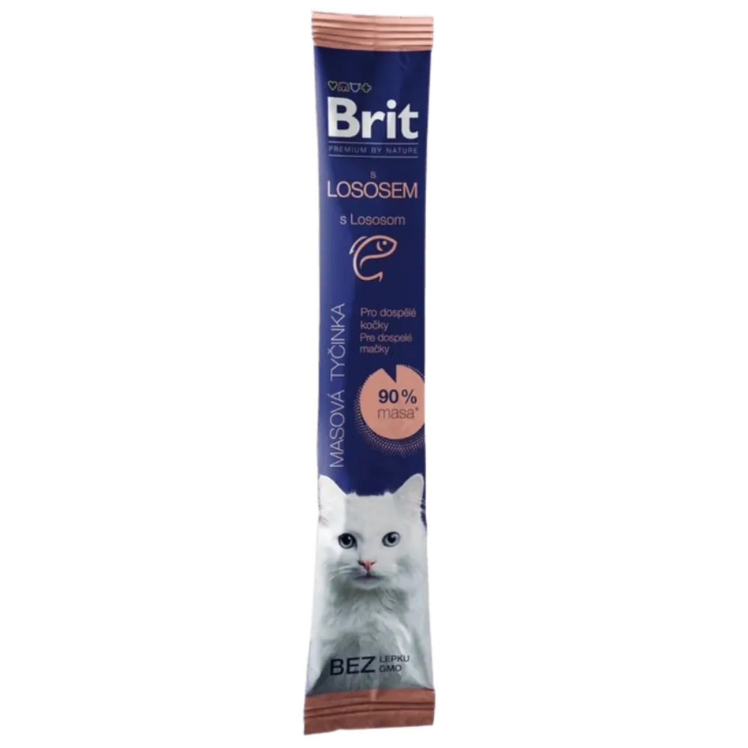 Brit Pamlsek pro kočky Premium by Nature Cat Meaty Stick Adult Salmon, 5 g