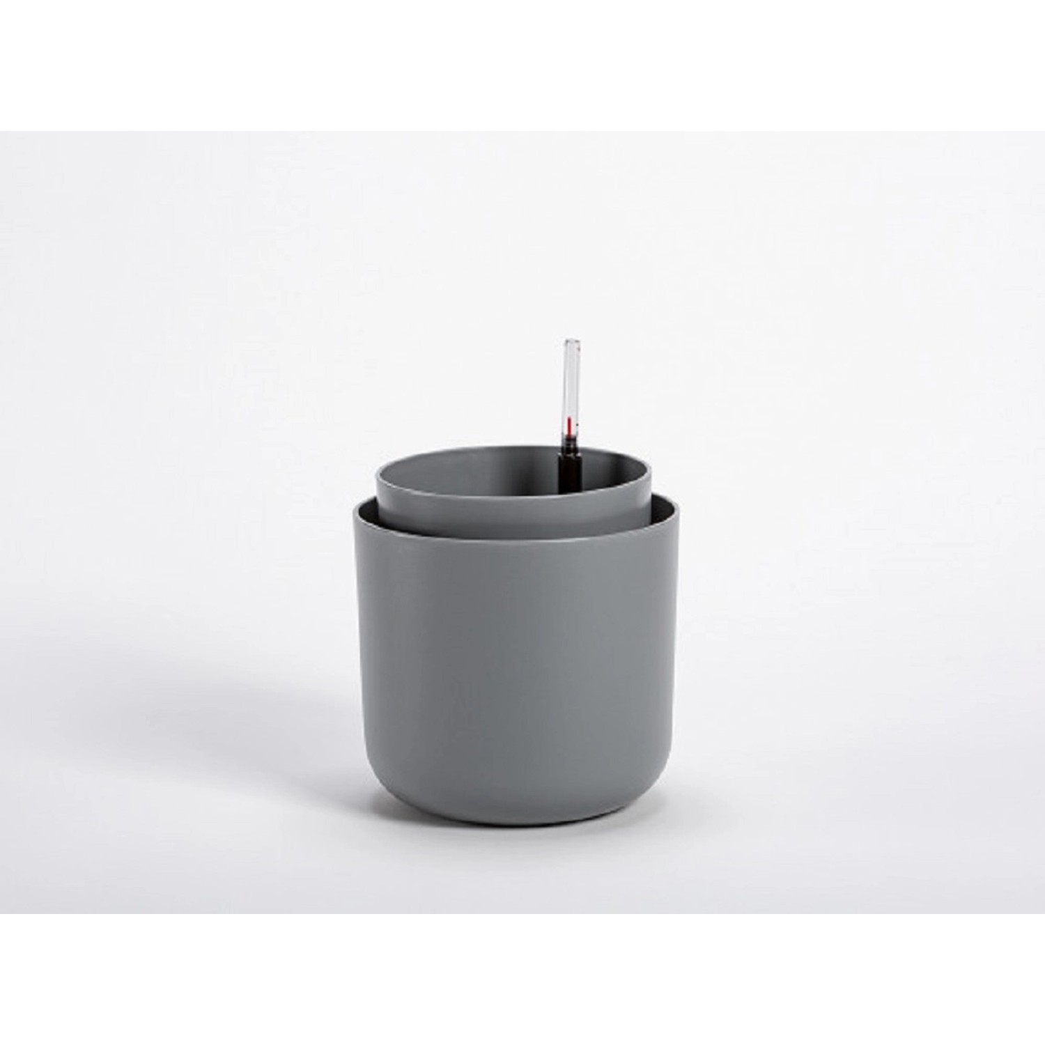 Plastia Samozavlažovací květináč Tolita šedá pr. 19 cm