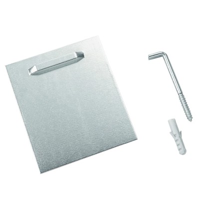 Kristall-Form Plech pro zavěšení zrcadla, 10 x 8 cm