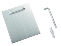 Kristall-Form Plech pro zavěšení zrcadla, 10 x 8 cm