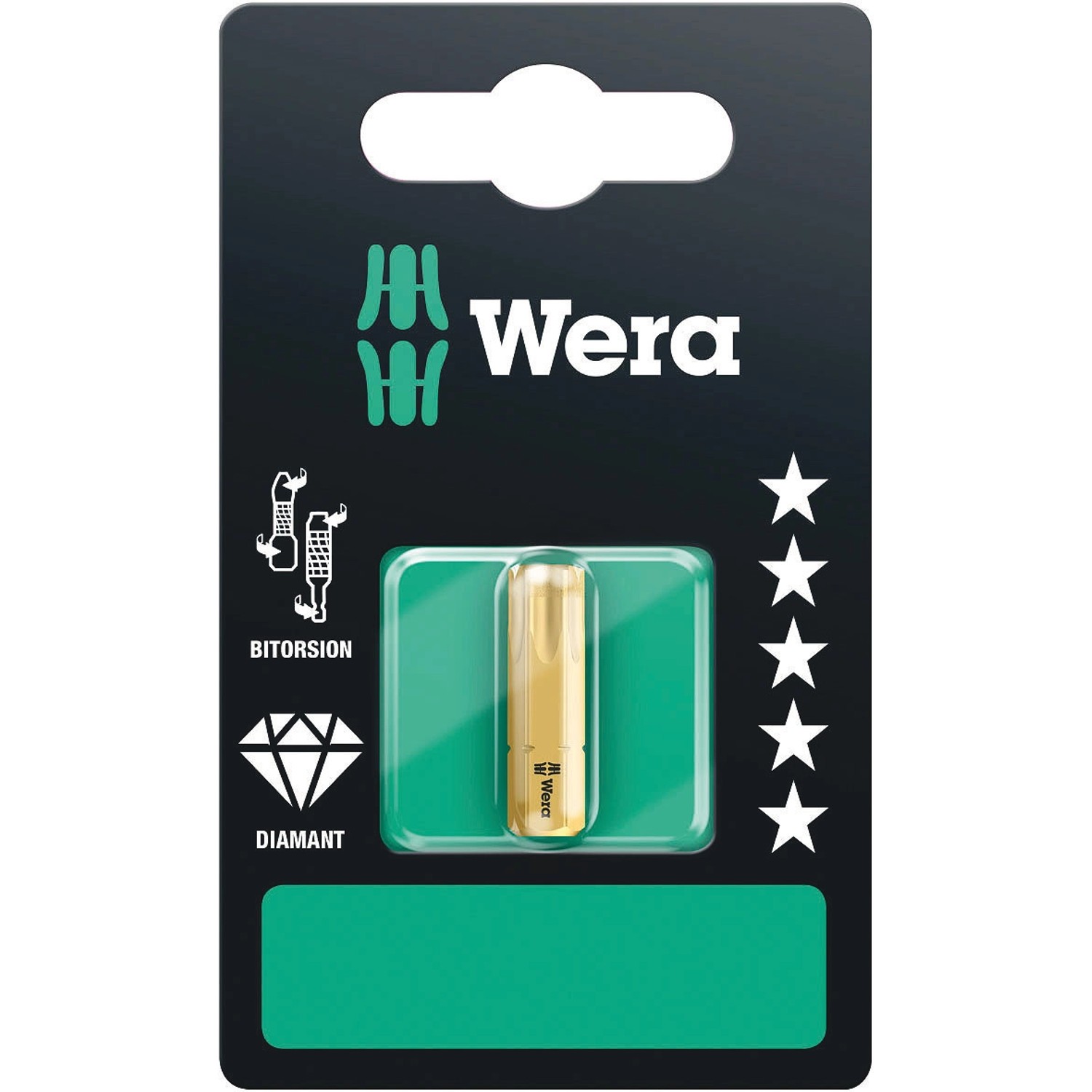 Wera Bit Torx 867/1 Bi-Torsion s diamantovým povlakem TX40 x 25 mm
