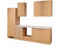 Flex-Well Kuchyně Nano 270 cm/typ 12 - bez el.spotřebičů a dřezu
