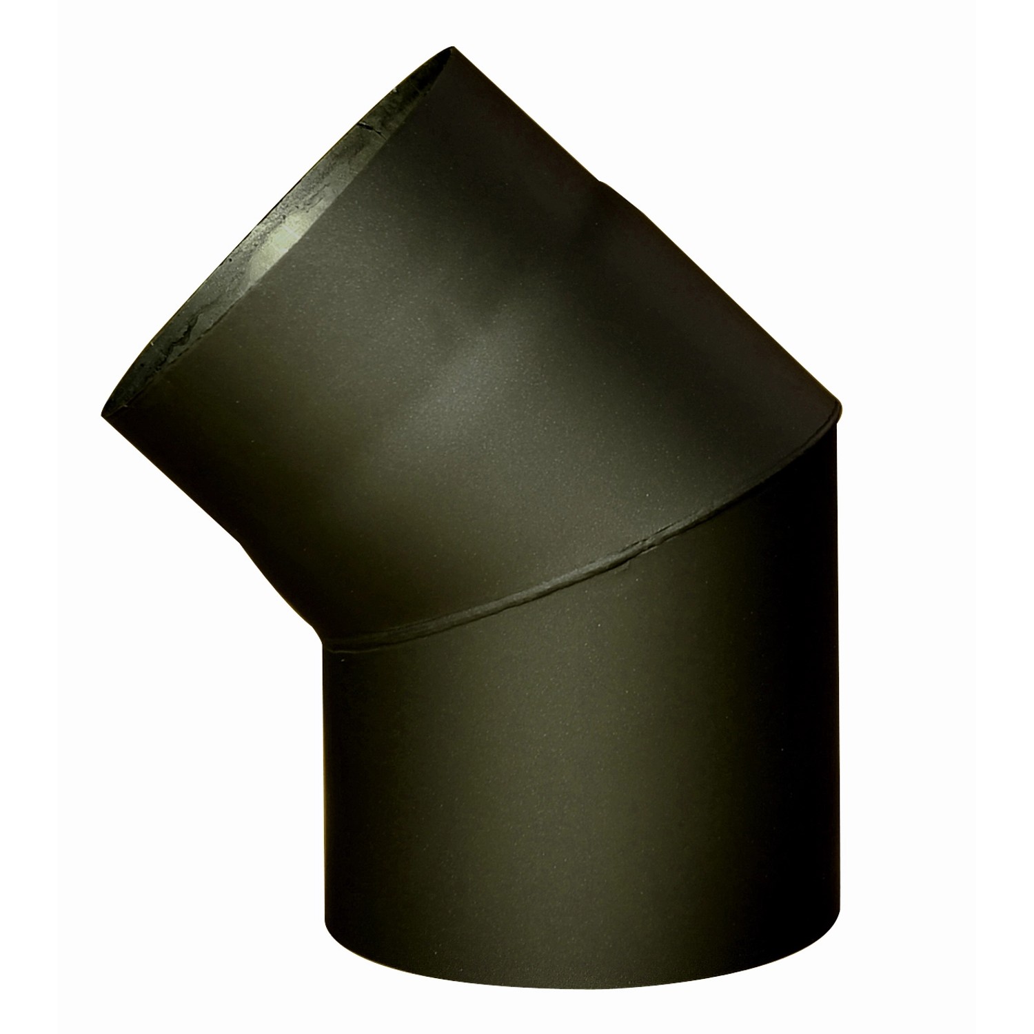 Koleno kouřové 120 mm / 45 st. ČER