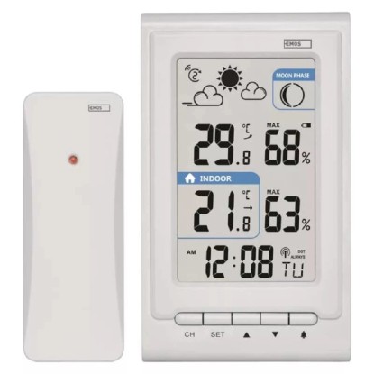 EMOS Domácí bezdrátová meteostanice E0352