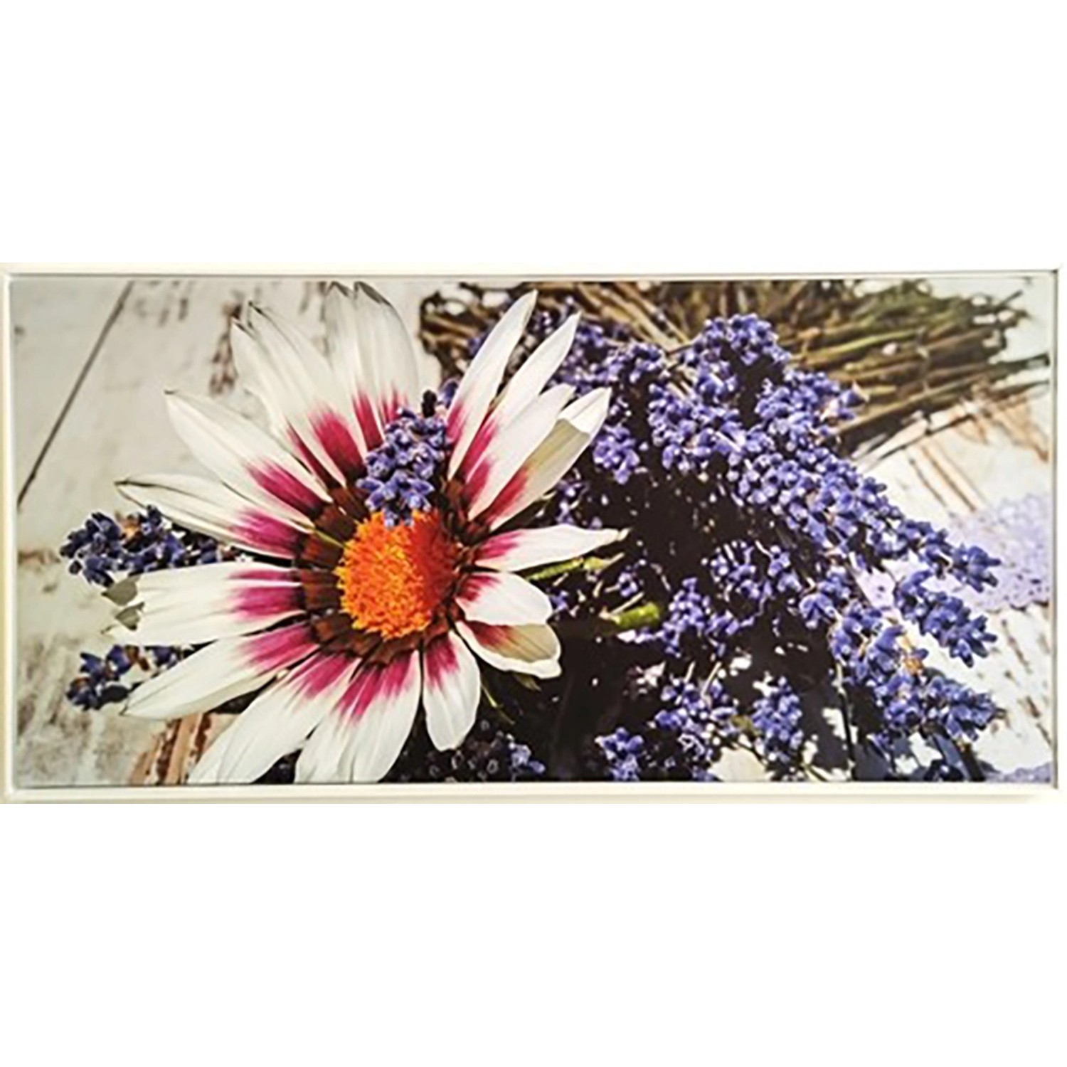 Bondecor Obraz, MDF rám, SHADOW Levandule 51 x 102 cm