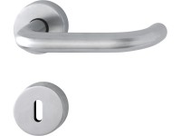 CMI Rozetové kování na interiérové dveře, tvar U, nerez ocel matná 38 - 42 mm