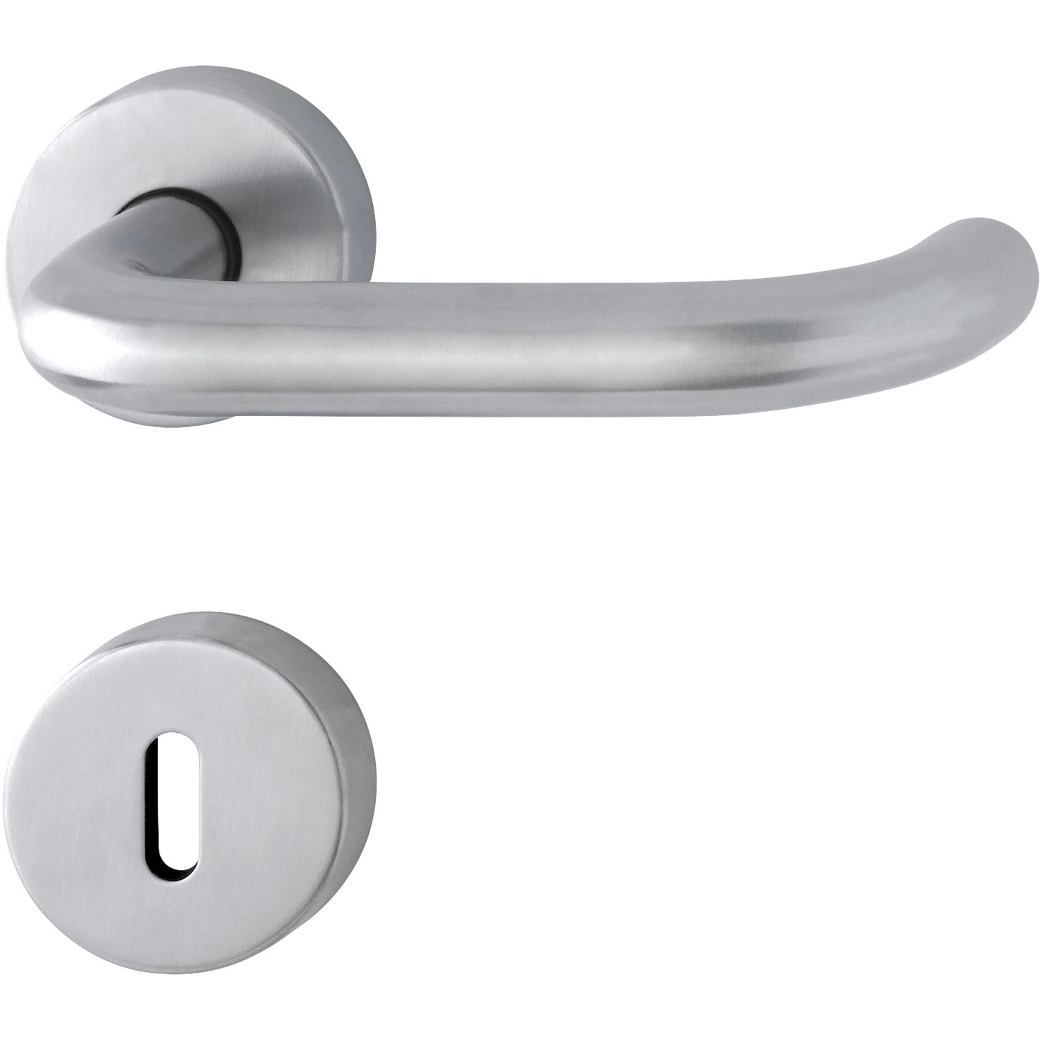 CMI Rozetové kování na interiérové dveře, tvar U, nerez ocel matná 38 - 42 mm