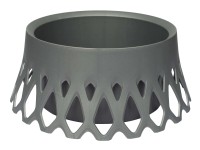 Plastia Samozavlažovací květináč Roseta stříbrný pr. 400 mm Plastia Samozavlažovací květináč Roseta stříbrný pr. 400 mm