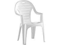 IDEA Europe Plastová židle Lille bílá cca 90 x 56 x 52 cm IDEA Europe Plastová židle Lille bílá cca 90 x 56 x 52 cm