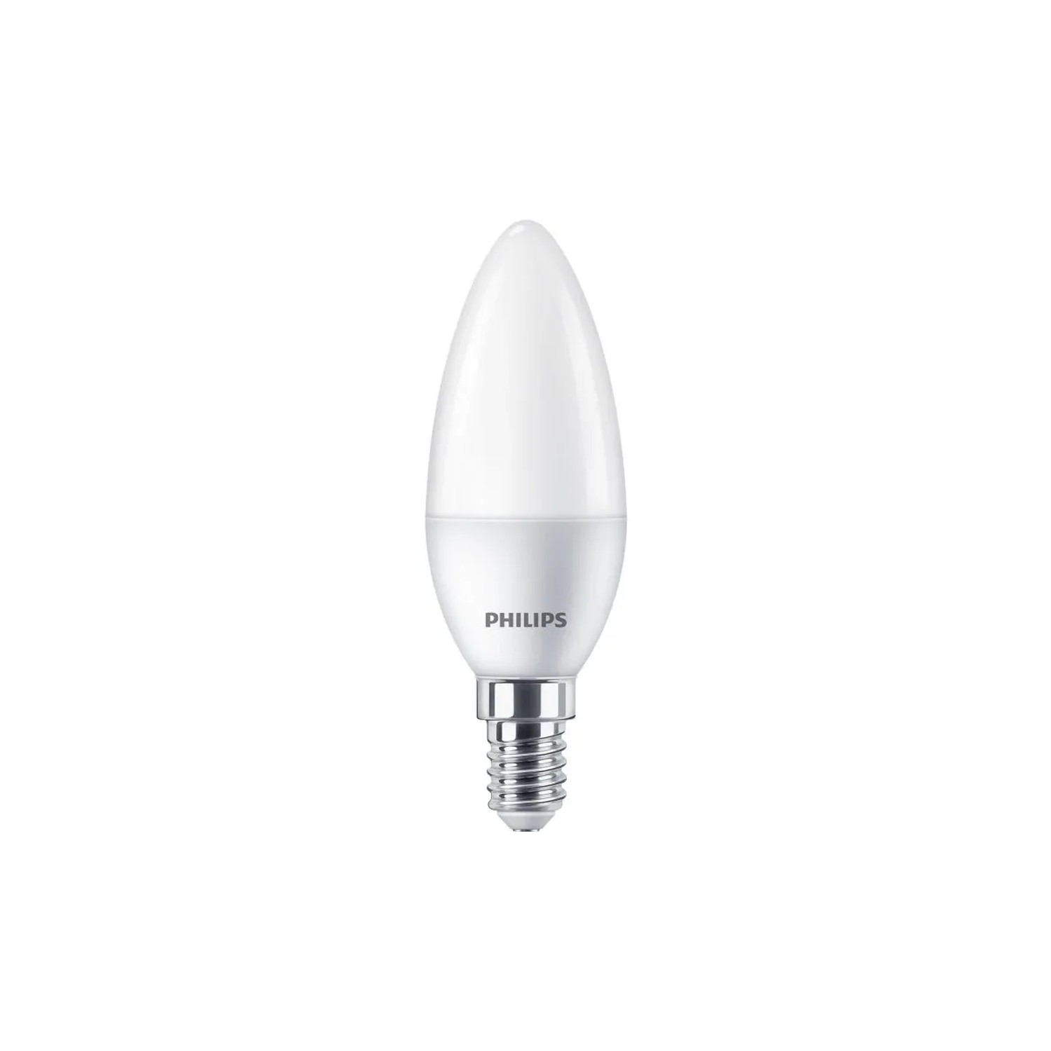 PHILIPS LED žárovka CLASSIC bílá B35 E14 5W 470lm 2700K pr. 35 x 106 mm, 2 ks
