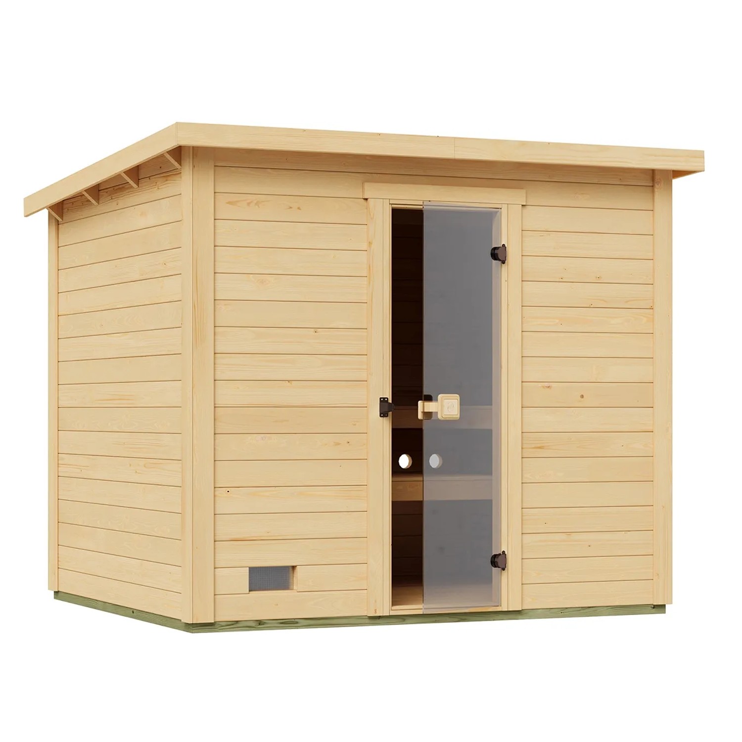 Weka Saunový domek Kaapi 4, přírodní, 259 x 226 x 215 cm