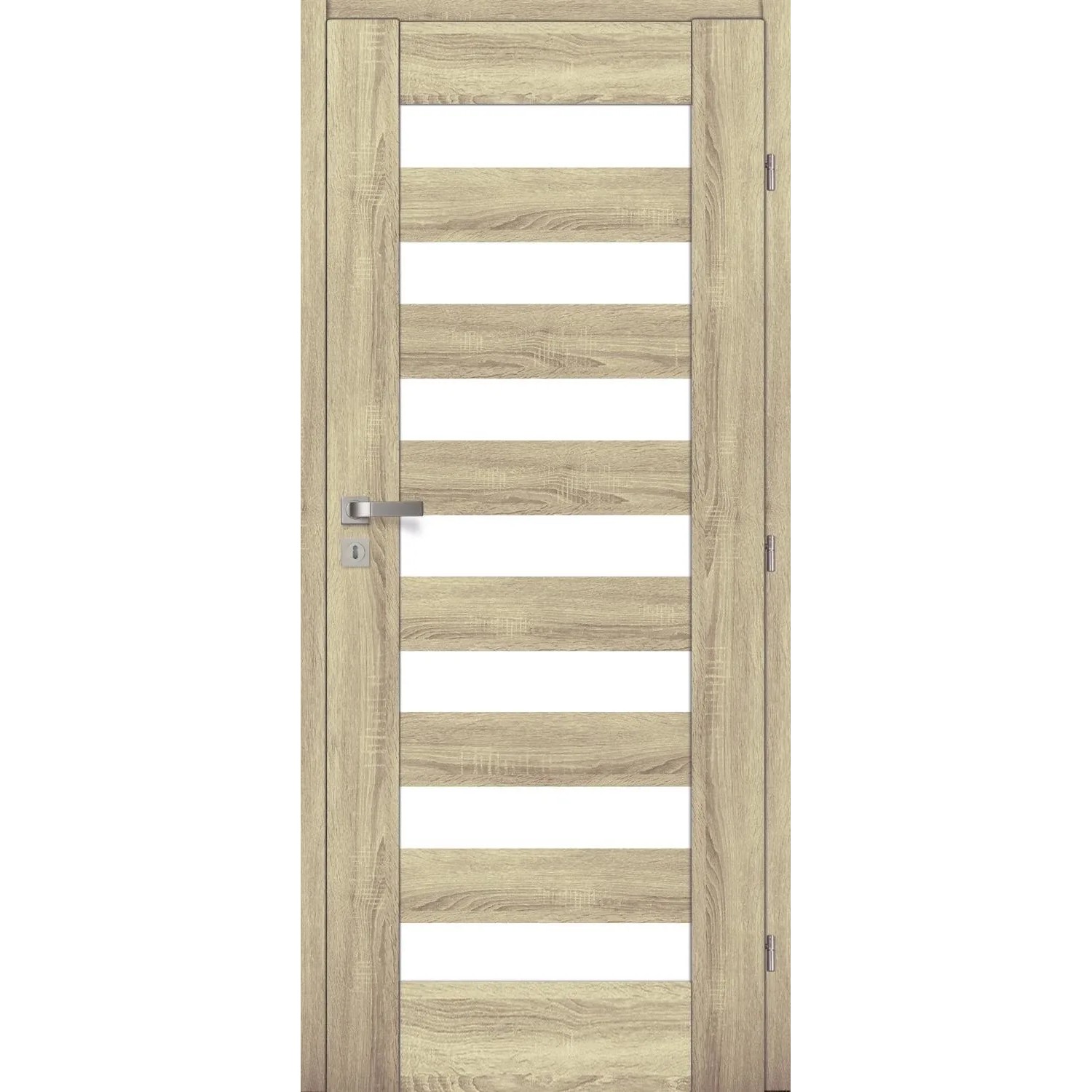 Voster Rámové falcové interiérové dveře BRANDY 10, 3D fólie, dub Sonoma, 80 P
