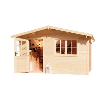 Maone Dřevěný zahradní domek Bara A2 s podlahou, 348 x 348 cm