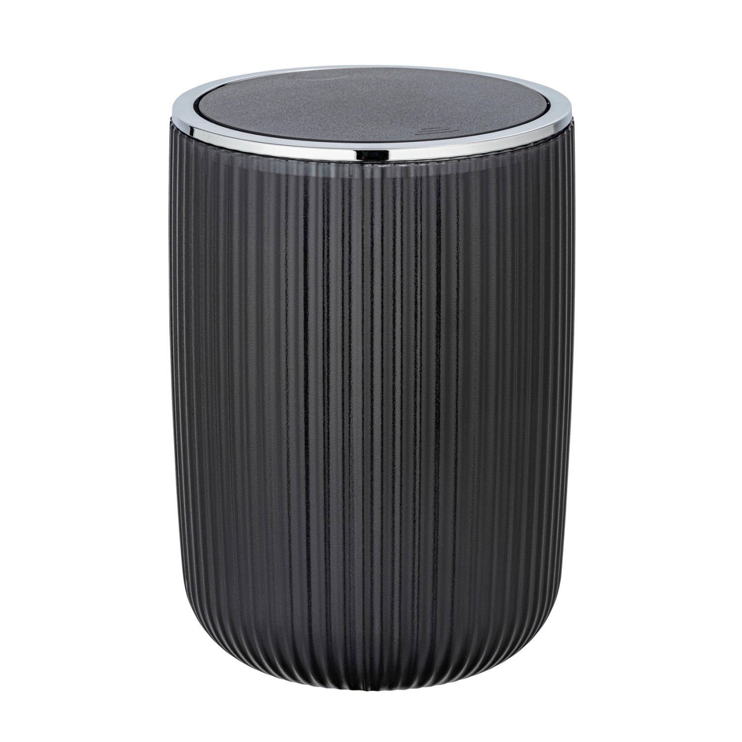 Wenko Koš s výkyvným víkem Agropoli L, plast 5,5 l, šedá, 19 x 27 x 19 cm