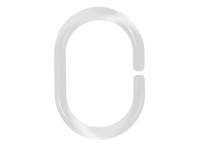 Spirella Kroužek ke sprchovému závěsu C-Minor transparentní plast barva křišťál