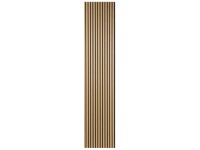 Fibrotech Akustický panel Quanti, dub světlý/černá plsť, 244 x 52 x 1,8 cm
