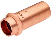 Lisovací redukční vsuvka měděná, pr. 18 mm x 15 mm, 1 ks Lisovací redukční vsuvka měděná, pr. 18 mm x 15 mm, 1 ks