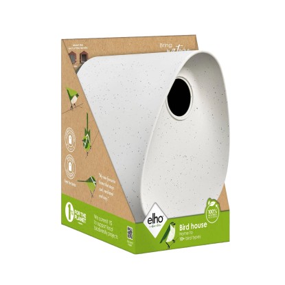 elho Ptačí budka Essential šedá 23 x 21,1 x 18 cm