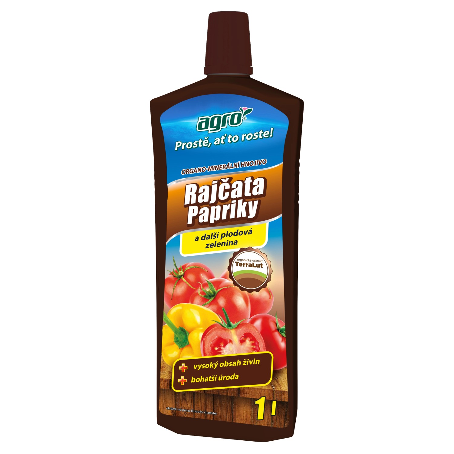 AGRO Kapalné organo-minerální hnojivo pro rajčata a papriky 1 l