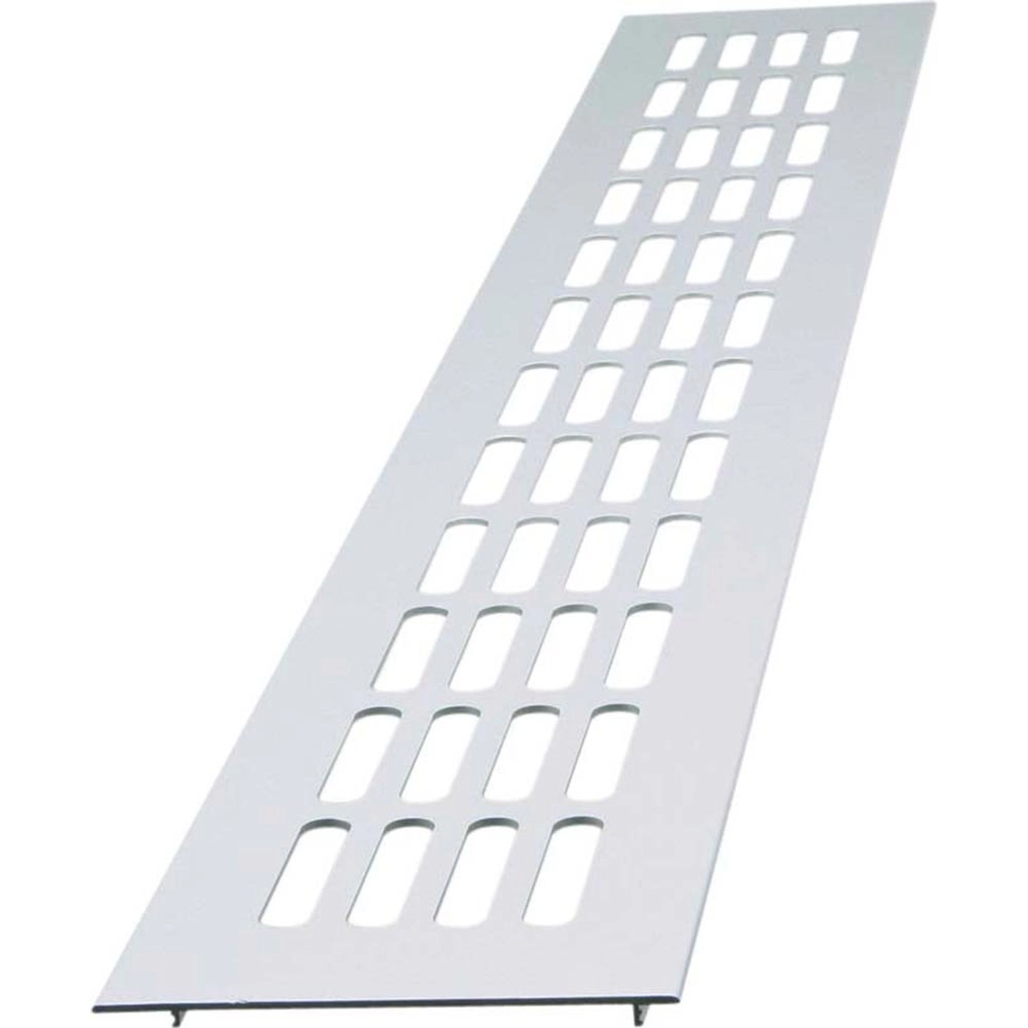 Cobra větrací mřížka, stříbrná, 100 x 400 mm