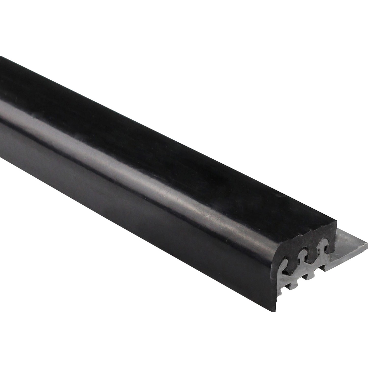 Schodišťový profil PVC černý 10 mm x 0,9 m