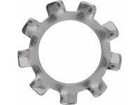 LUX-TOOLS Vějířová podložka nerezová ocel A2 pr. 6,4 mm, 20 ks