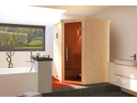 Weka Základní rohová sauna Kiruna 1 GT vel. 1 vč. saunových kamen 36 kW BioS