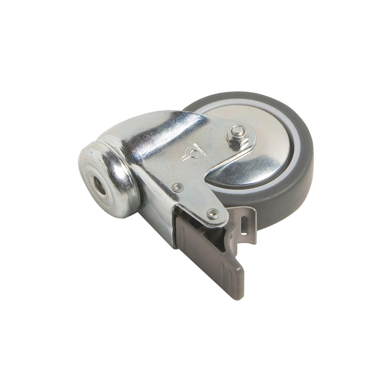 OBI Otočné kolečko s otvorem a brzdou a kluzným ložiskem průměr 75 mm 50 kg