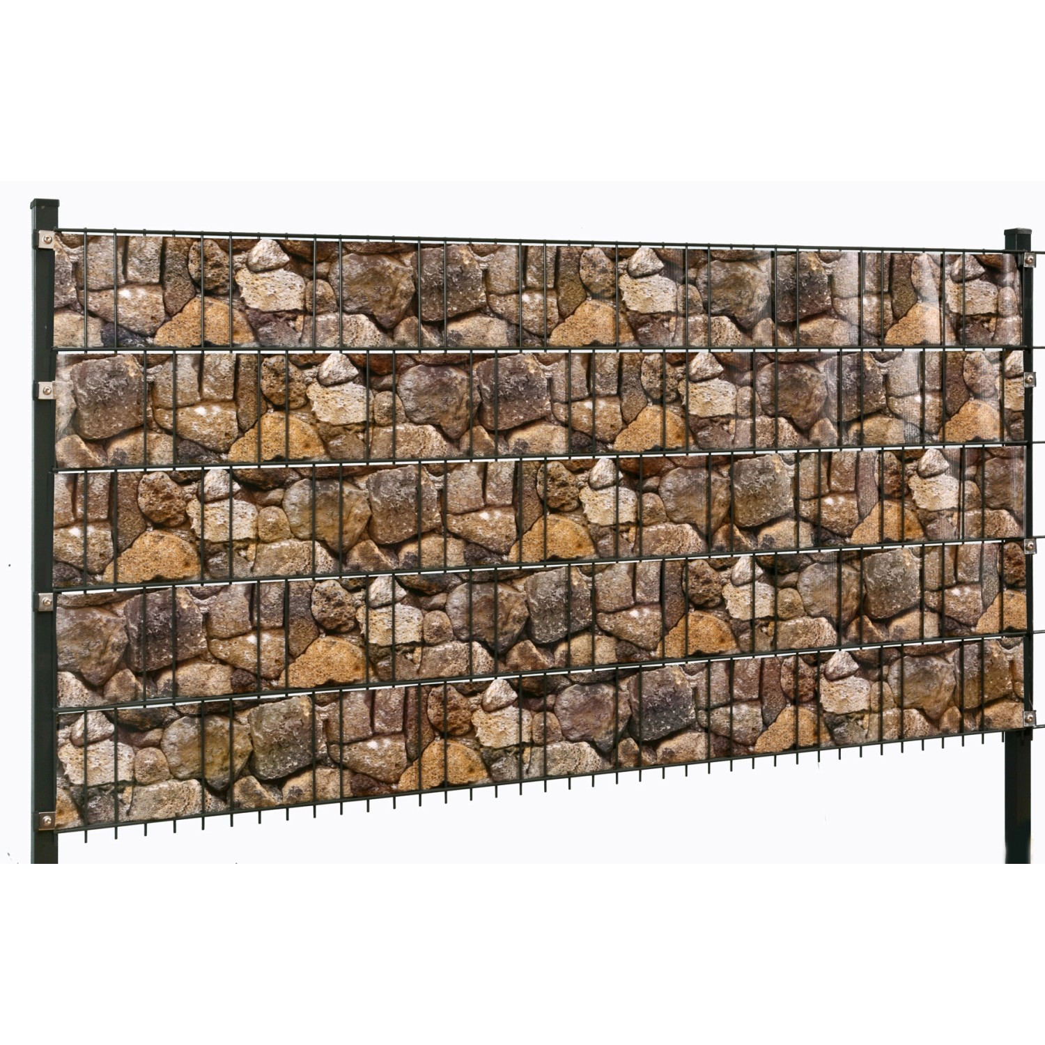 Floraworld PVC protipohledová fólie ve vzhledu lámaného kamene, 20,5 m x 19 cm