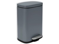 Spirella Nášlapný odpadkový koš Akira, šedá matná, 5 l