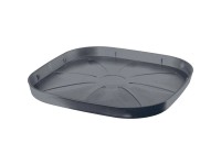 Deroma Miska pod květináč Origin Square Saucer, šedá, 23 x 23 cm