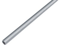 Kulatá trubka hliník nerezový design světlá průměr 10 mm x 1 mm x 1 000 mm
