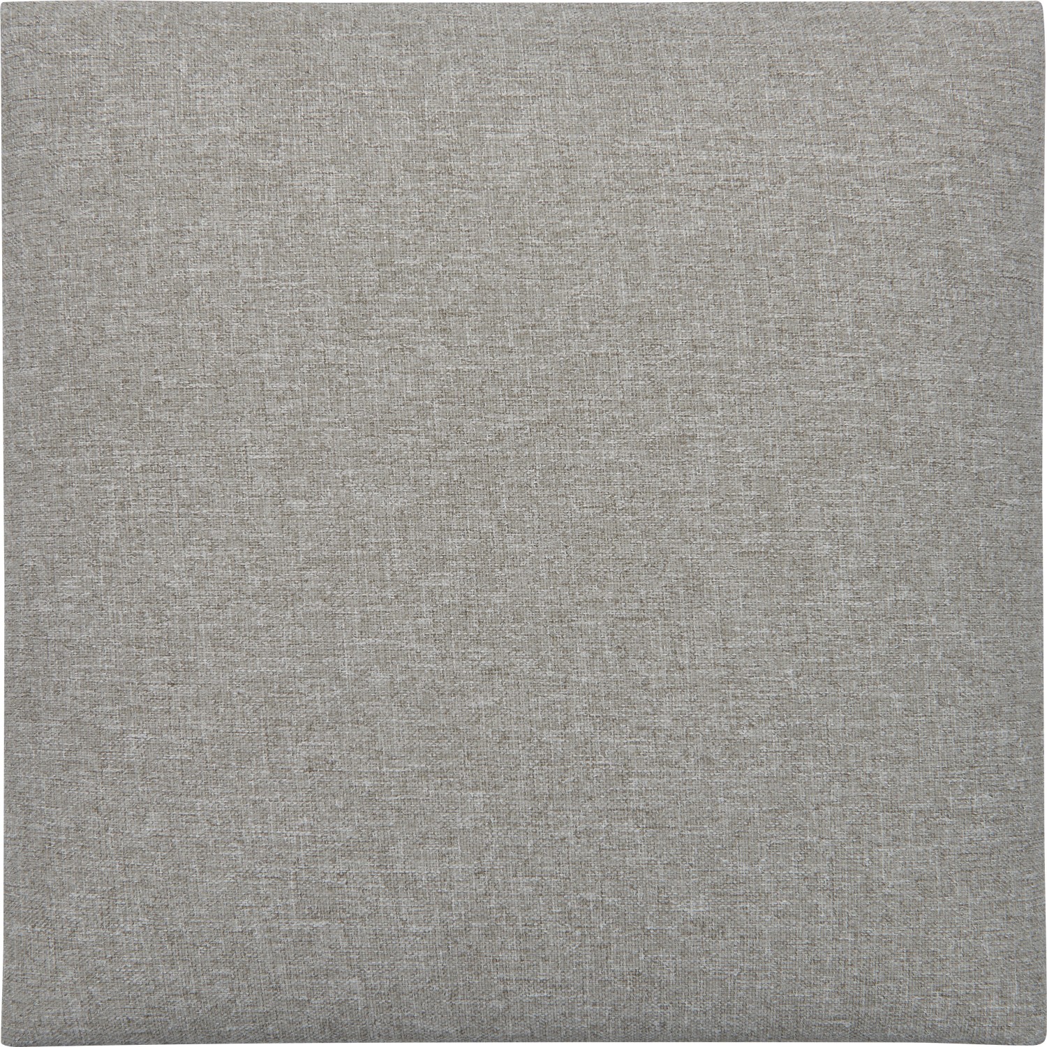 Nástěnný polstr čtverec 30 cm x 30 cm světle šedý strukturovaný