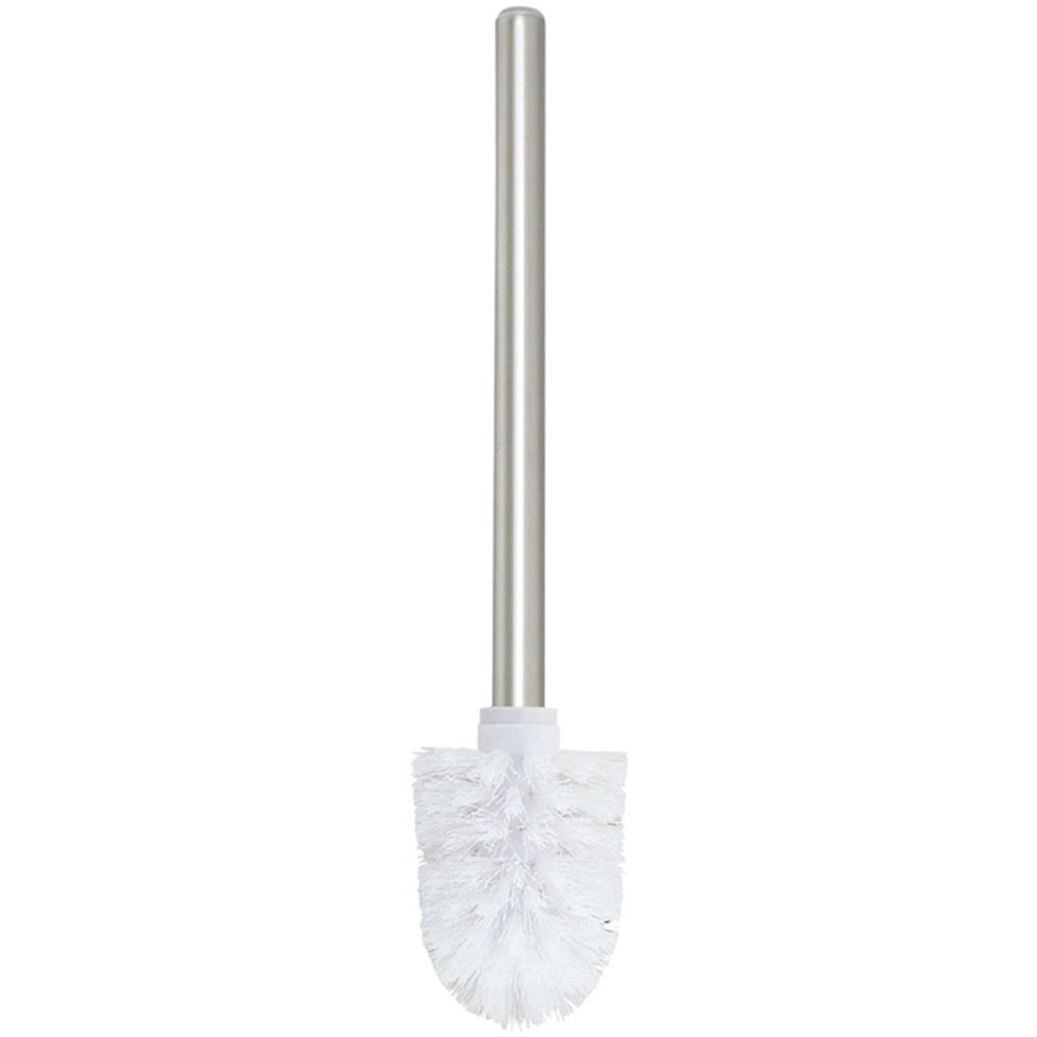 Spirella Náhradní hlavice štětky bílá pr. 72 mm včetně chromované rukojeti