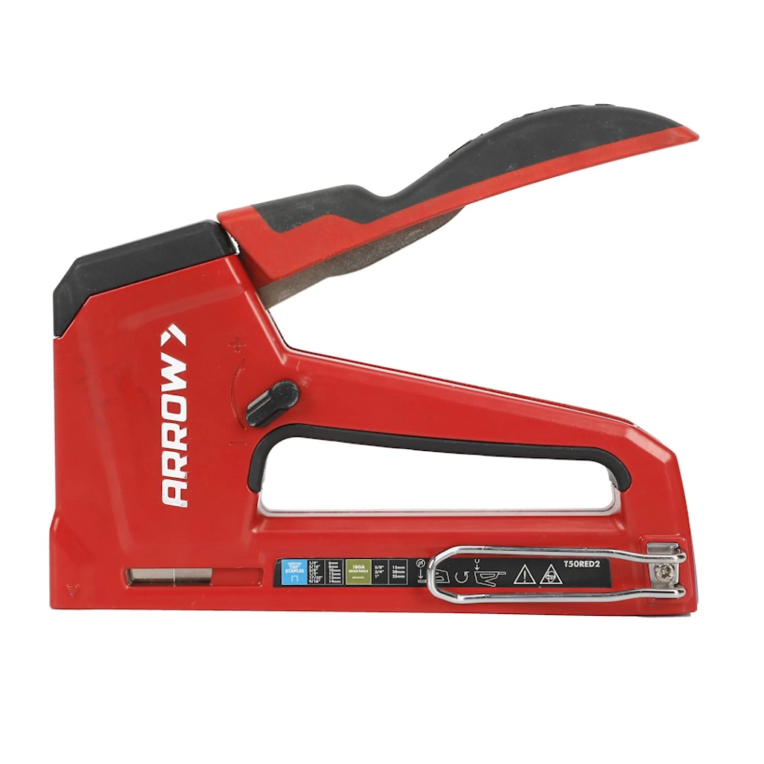 Arrow Ruční sponkovačka 2v1 T50 RED2 pro ploché sponky 6-14 mm a hřebíky 15 mm