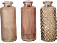Boltze Váza Panja béžová různé druhy pr. 5 x 13 cm
