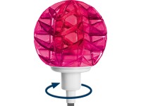 OBI LED solární svítidlo s trnem Termoli s červeným dekoračním prvkem