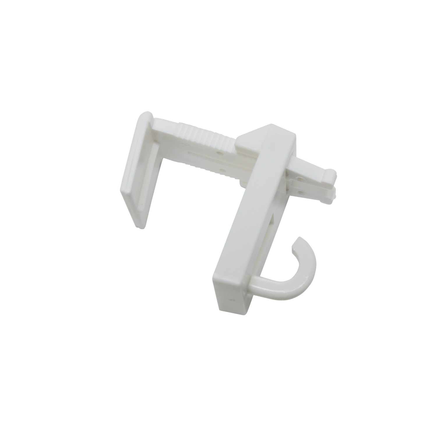 Gardinia Upínací prvek s háčkem bílý, 2 ks