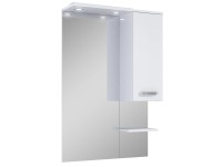 Maximus Nástěnná koupelnová skříňka se zrcadlem Eve s LED, 70 x 104 x 18,6 cm