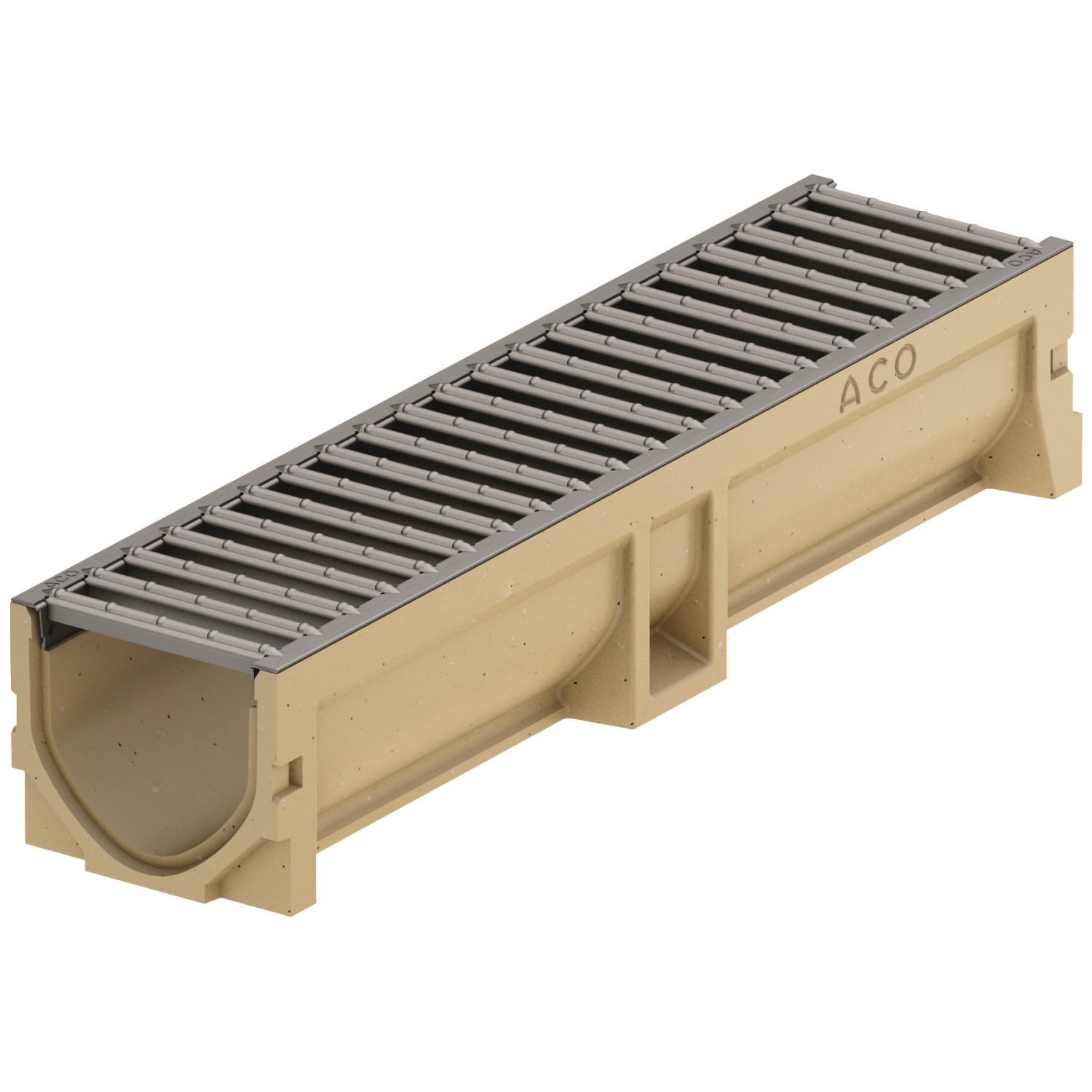 ACO Žlab Self Euroline 2.0, pozinkovaný můstkový rošt PKW, 0,5 m