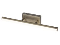 Rabalux Koupelnové LED svítidlo Silas, 12 W, IP44, bronzová, 10 x 48,6 x 7 cm