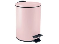 Spirella Nášlapný odpadkový koš Adelar, světlá růžová matná, 3 l